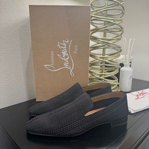 Christian Louboutin AC Dandelion Venetian Loafer Dark Brown 42